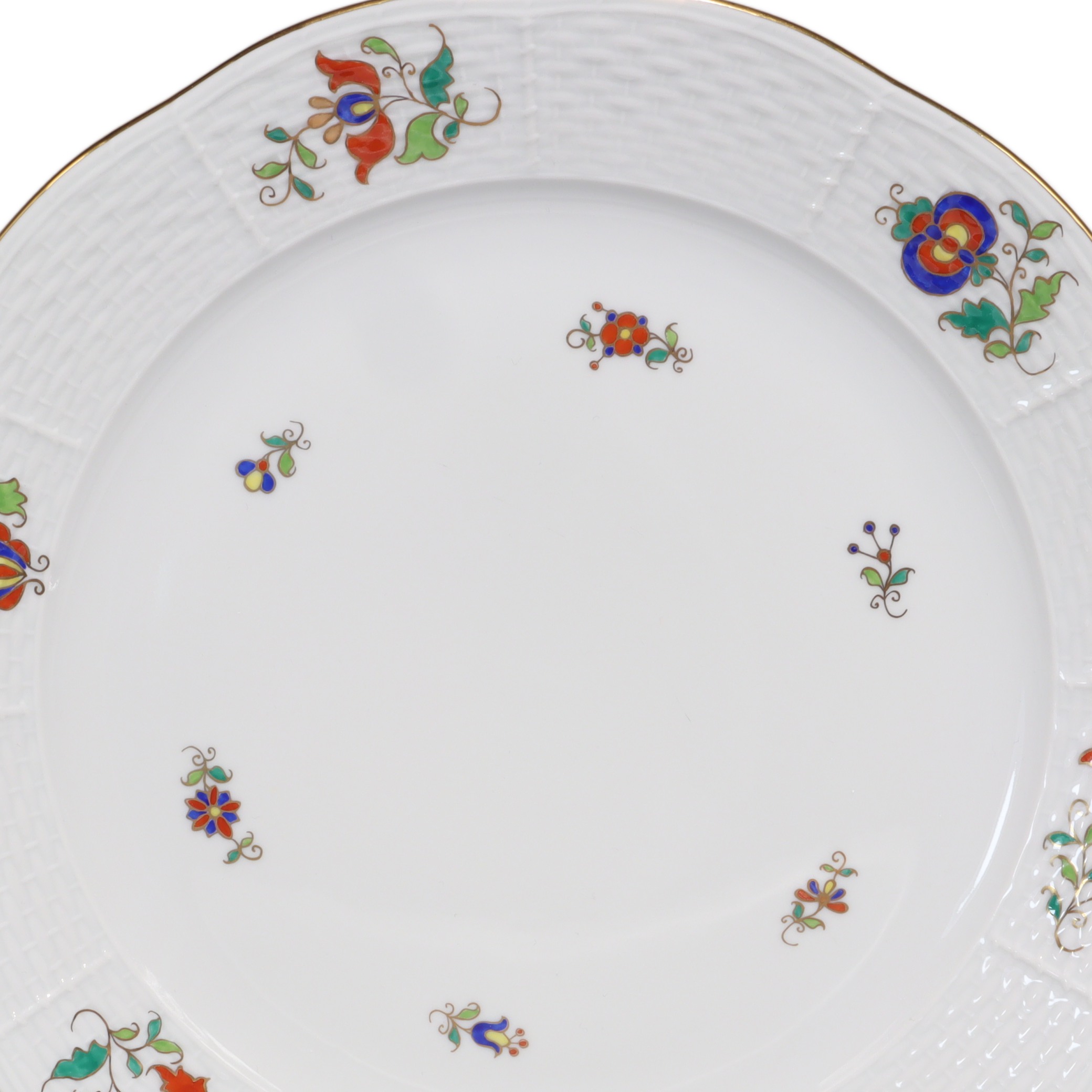 Herend MHG Motifs Hongrois Teller - Hungarian Porcelain Collectible Thumbnail for Herend MHG Motifs Hongrois Teller - Hungarian Porcelain Collectible