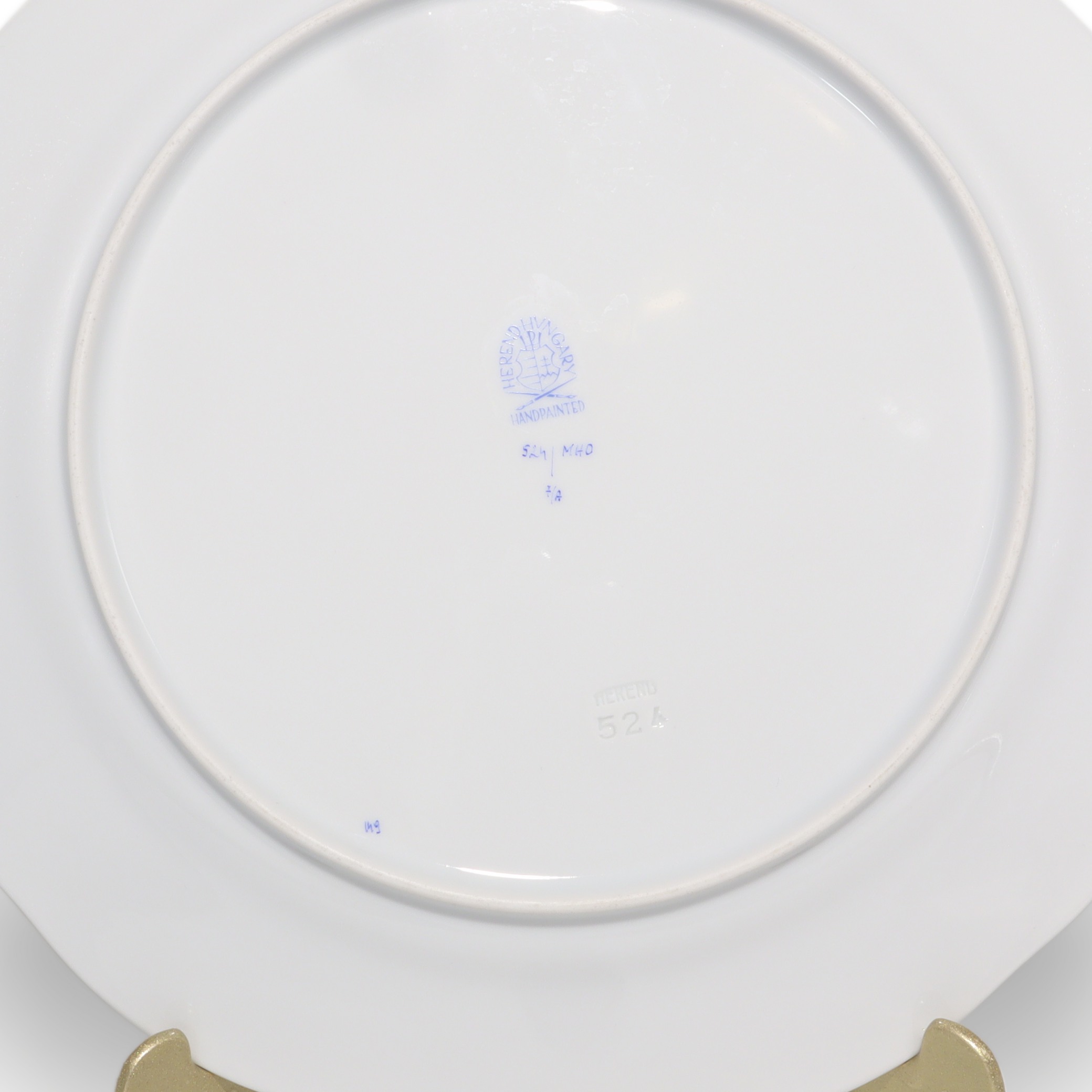 Herend MHG Motifs Hongrois Teller - Hungarian Porcelain Collectible Thumbnail for Herend MHG Motifs Hongrois Teller - Hungarian Porcelain Collectible