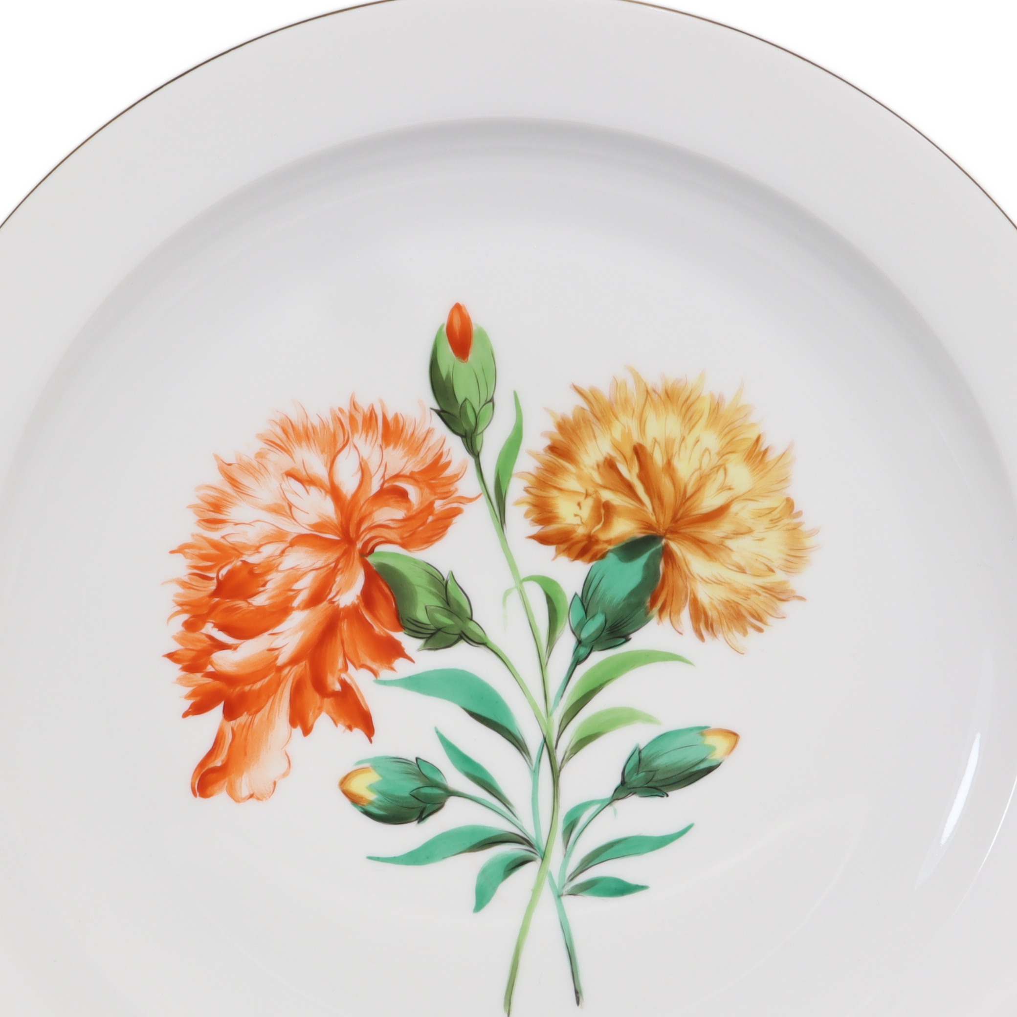 Herend Porzellan Kitty - Großer Teller - Goldrand - Katzen Sammler Wanddeko Thumbnail for Herend Porzellan Kitty - Großer Teller - Goldrand - Katzen Sammler Wanddeko