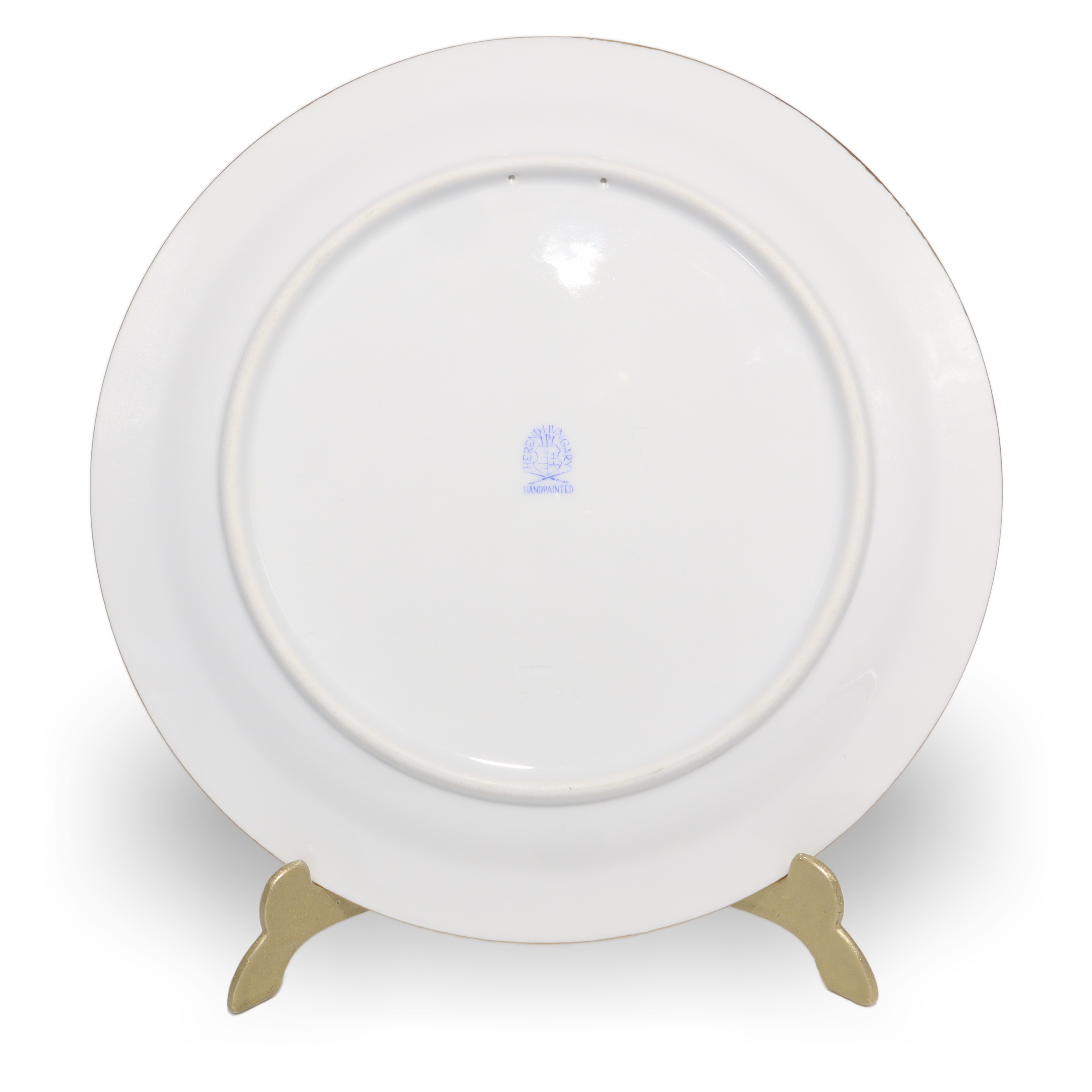 Herend Porzellan Kitty - Großer Teller - Goldrand - Katzen Sammler Wanddeko Thumbnail for Herend Porzellan Kitty - Großer Teller - Goldrand - Katzen Sammler Wanddeko