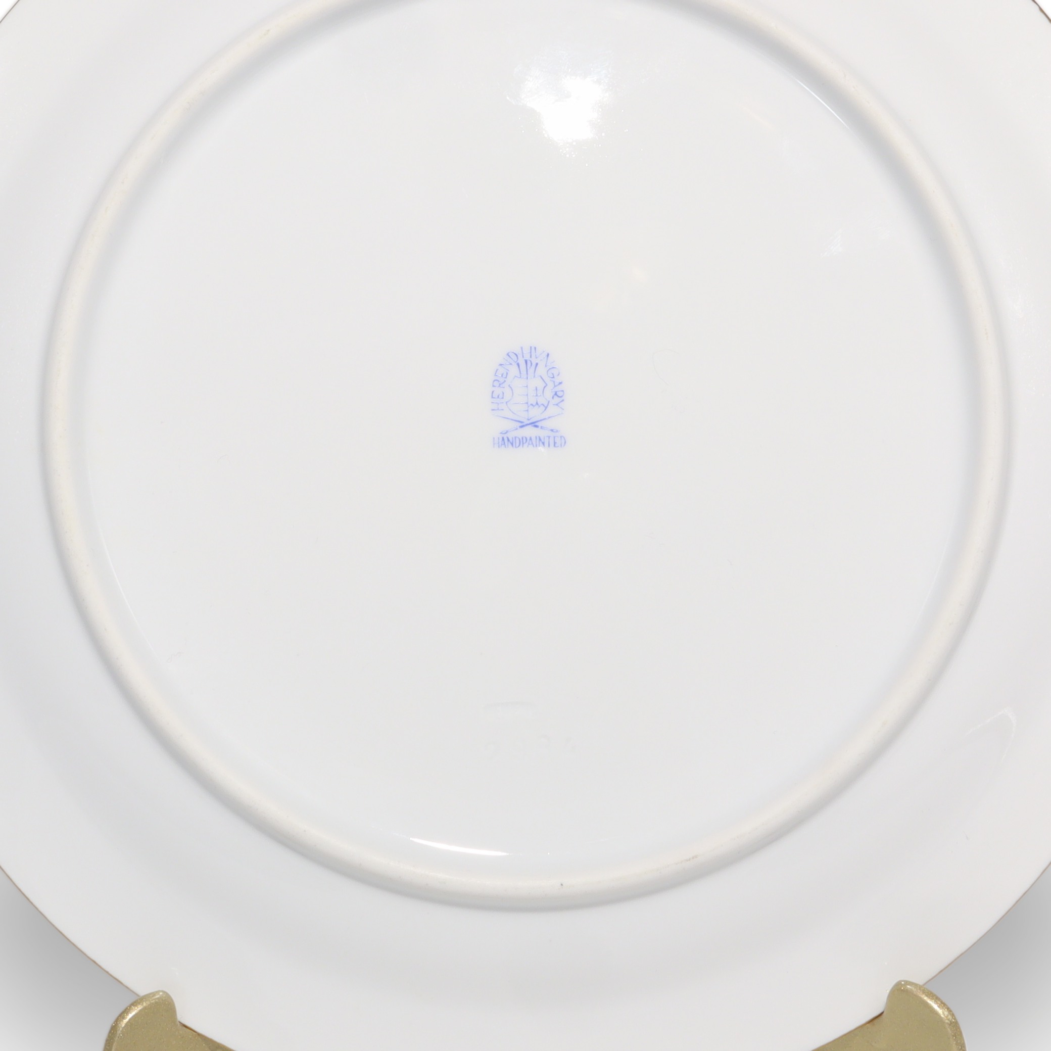 Herend Porzellan Kitty - Großer Teller - Goldrand - Katzen Sammler Wanddeko Thumbnail for Herend Porzellan Kitty - Großer Teller - Goldrand - Katzen Sammler Wanddeko