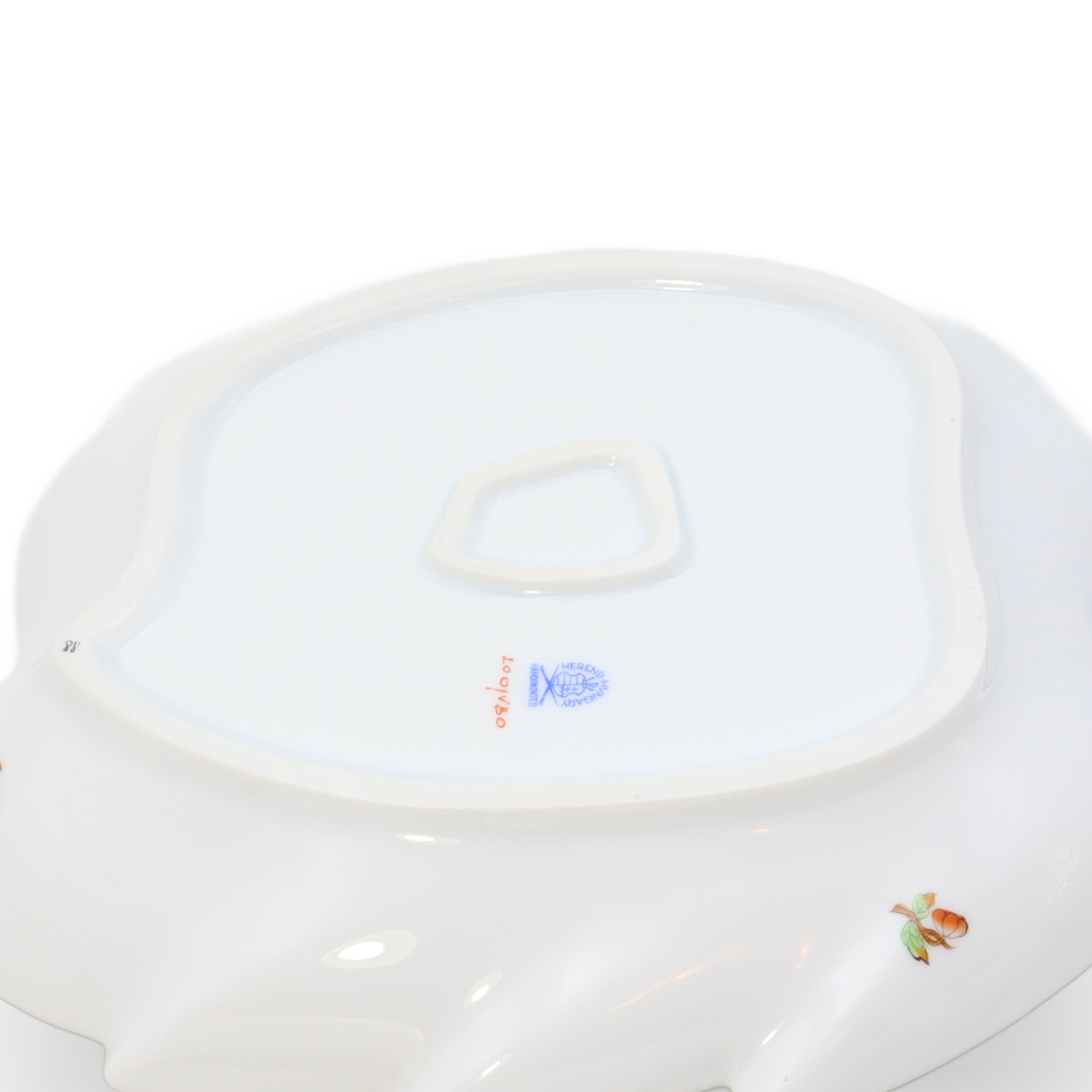 Herend Queen Victoria - Große Handbemalte Blatt-Schale - Porzellan - Dekorative Schale Thumbnail for Herend Queen Victoria - Große Handbemalte Blatt-Schale - Porzellan - Dekorative Schale