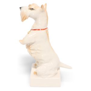 Volkstedt Terrier Porzellanfigur - German Dog Sammlerstück