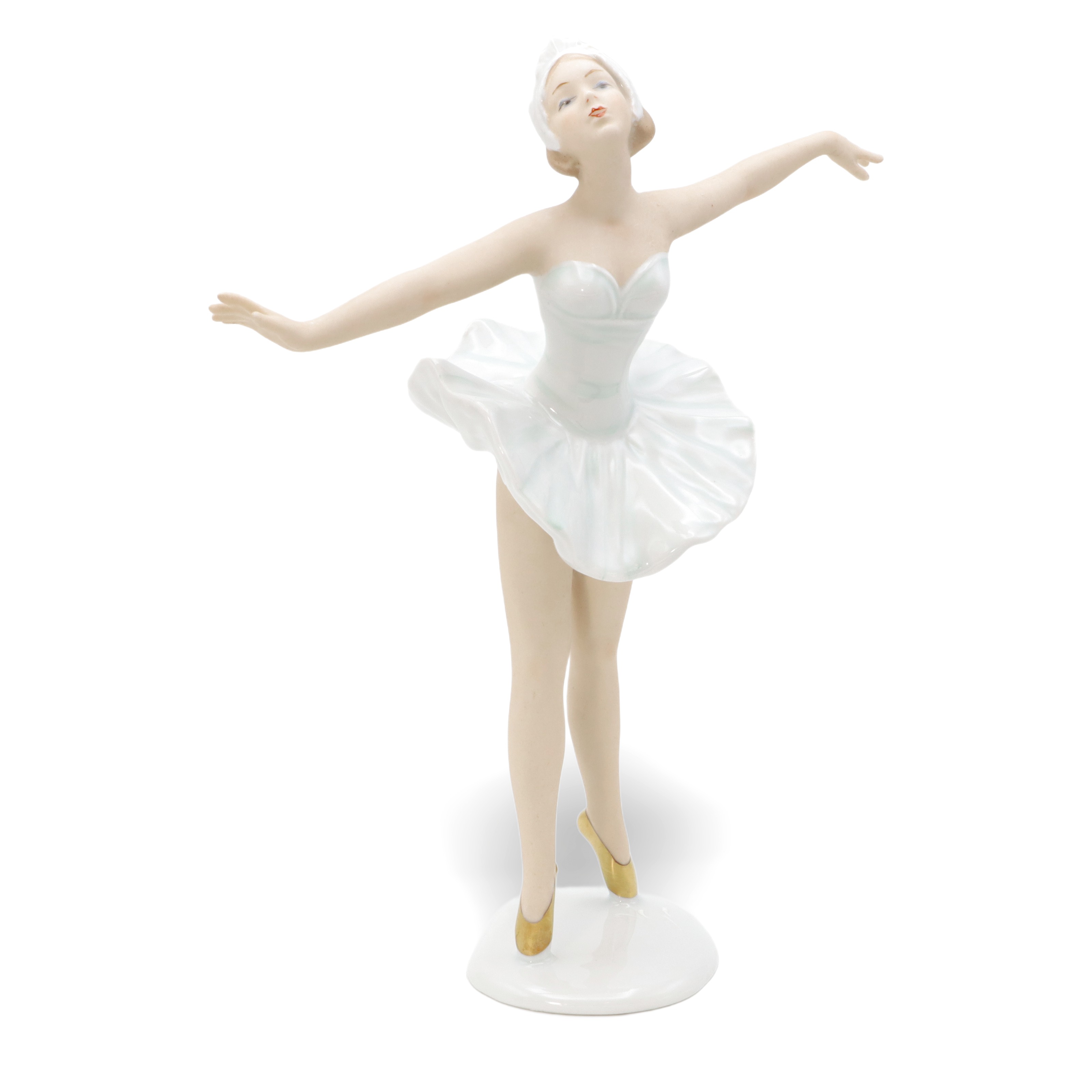 Wallendorf Ballerina - Schaubach Kunst Porzellanfigur - 1764 - Vintage Deutsche Balletttänzerin Statue Thumbnail for Wallendorf Ballerina - Schaubach Kunst Porzellanfigur - 1764 - Vintage Deutsche Balletttänzerin Statue