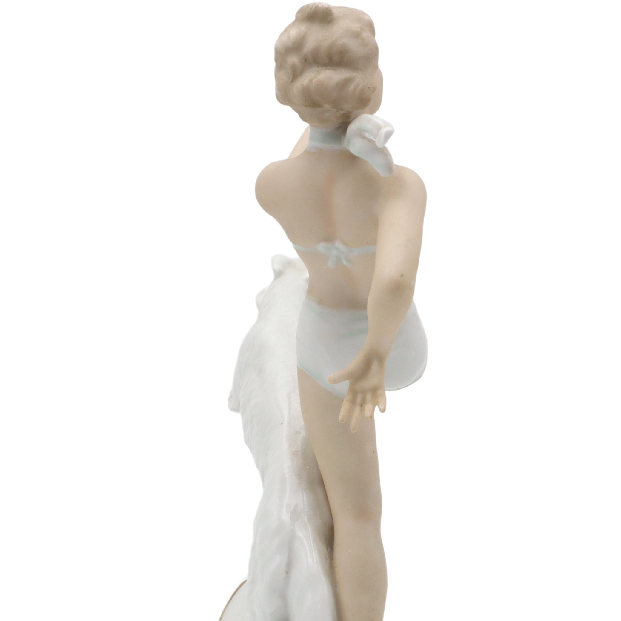 Wallendorf Dame - Laufend Mit Windhund - Porzellanfigur – Deutsche Porzellan Art Déco Statue Thumbnail for Wallendorf Dame - Laufend Mit Windhund - Porzellanfigur – Deutsche Porzellan Art Déco Statue