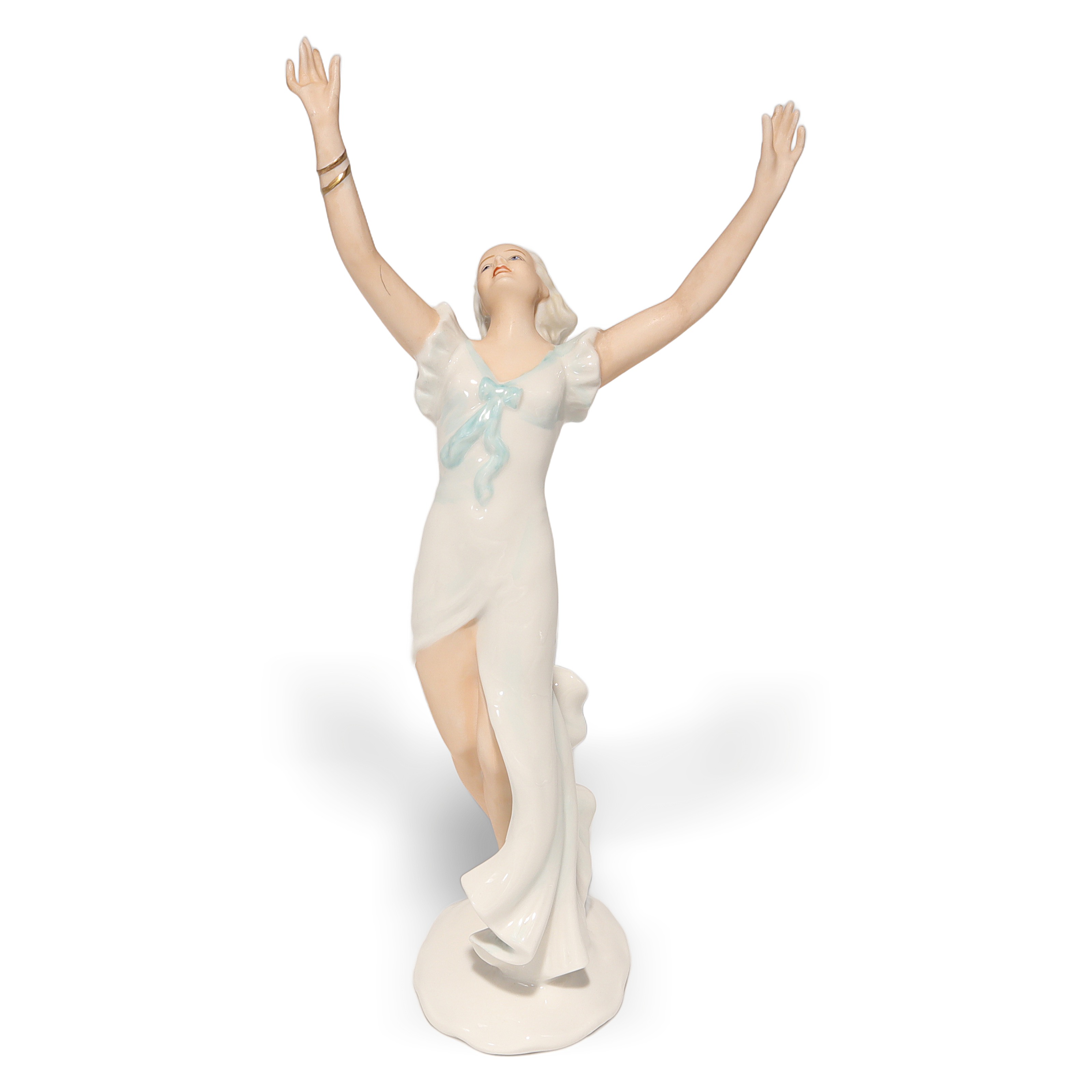 Heinz Schaubach Ballerina Art Deco Porzellanfigur - Deutsche Vintage-Sammlerfigur Heinz Schaubach Ballerina Art Deco Porzellanfigur - Deutsche Vintage-Sammlerfigur