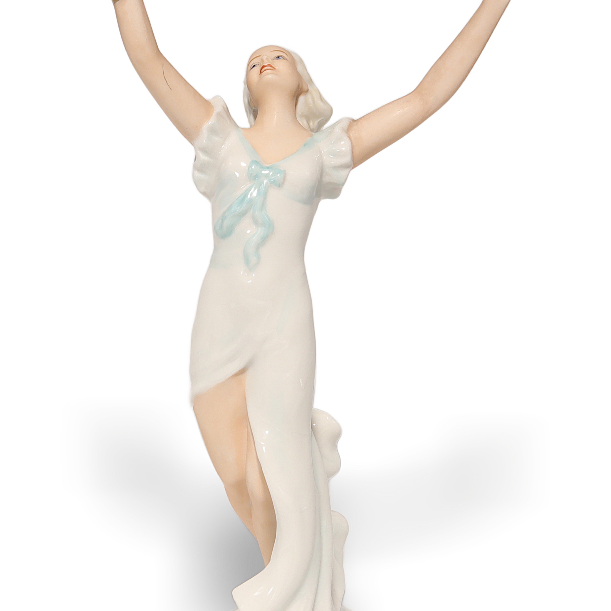 Heinz Schaubach Ballerina Art Deco Porzellanfigur - Deutsche Vintage-Sammlerfigur Thumbnail for Heinz Schaubach Ballerina Art Deco Porzellanfigur - Deutsche Vintage-Sammlerfigur