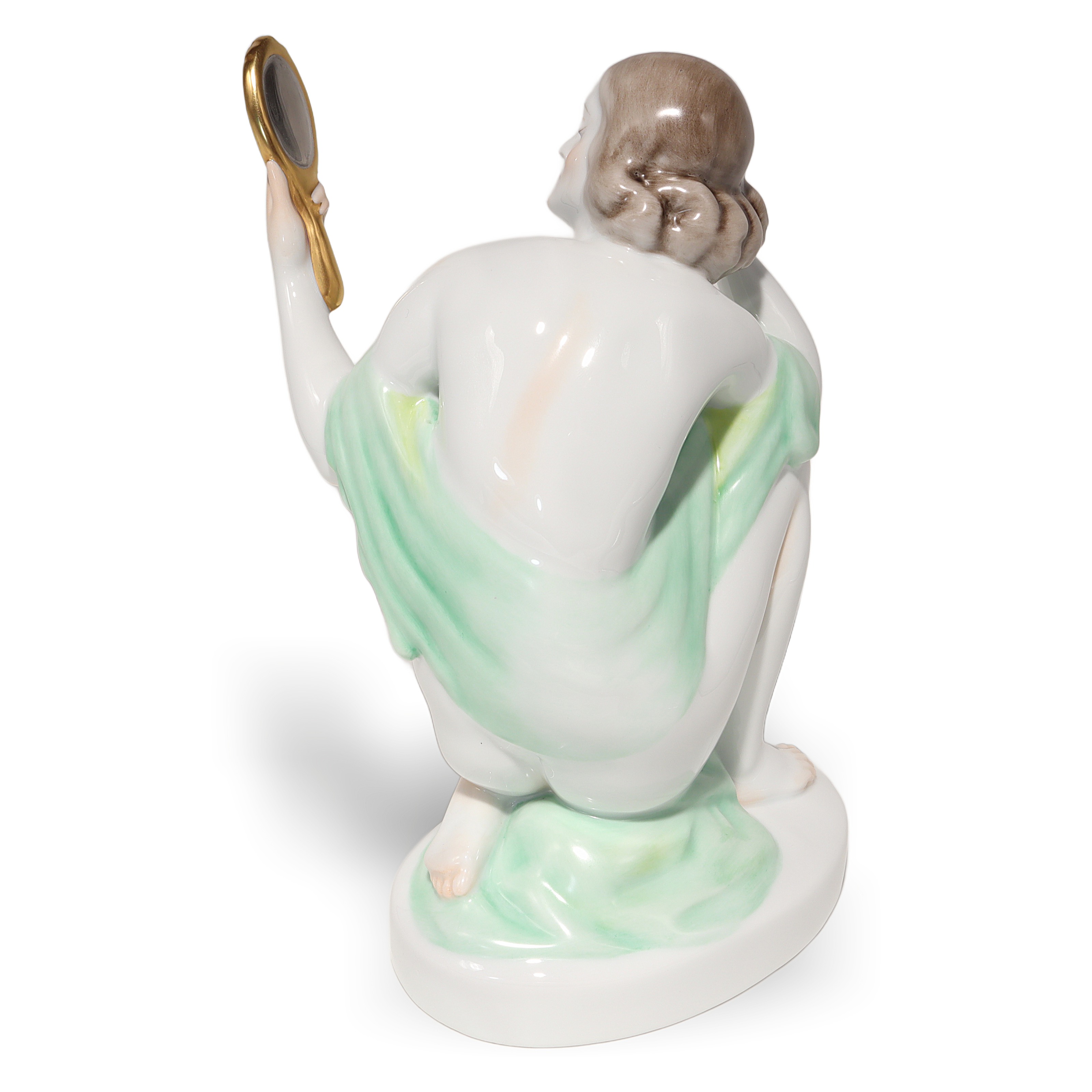 Herend Porzellan Figur - Art Déco Akt Mit Spiegel - Künstler Szilágyi Nagy István Skulptur Thumbnail for Herend Porzellan Figur - Art Déco Akt Mit Spiegel - Künstler Szilágyi Nagy István Skulptur